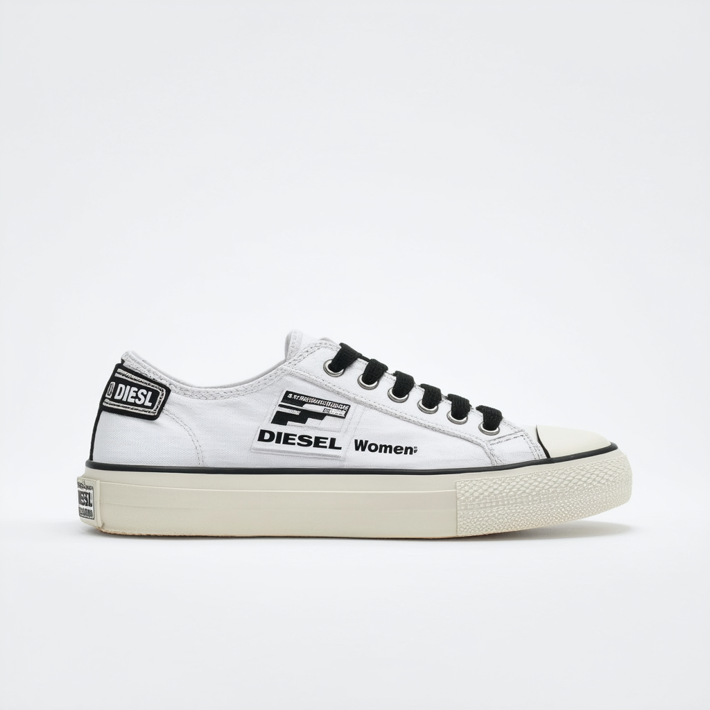 Diesel Women's S-astico Low Logo W-Snea Sneaker