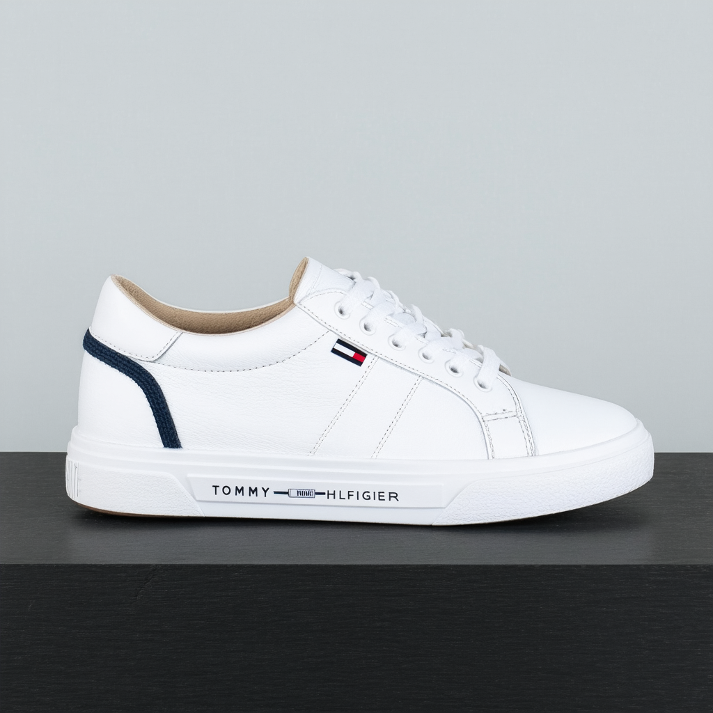 Tommy Hilfiger Women's Luke Sneaker, White, 10