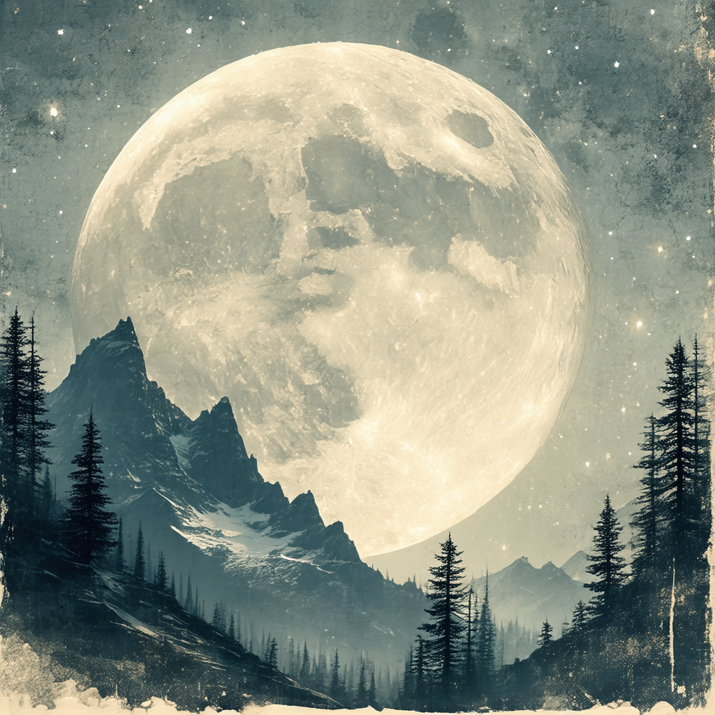 The Mountain Moon Gazer