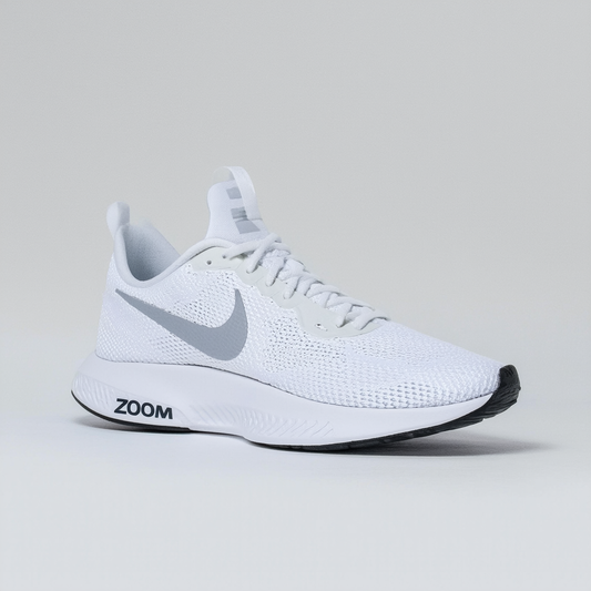 Nike Womens Air Zoom Mariah Fabric Low Top Lace, White/Pure Platinum, Size 7.0