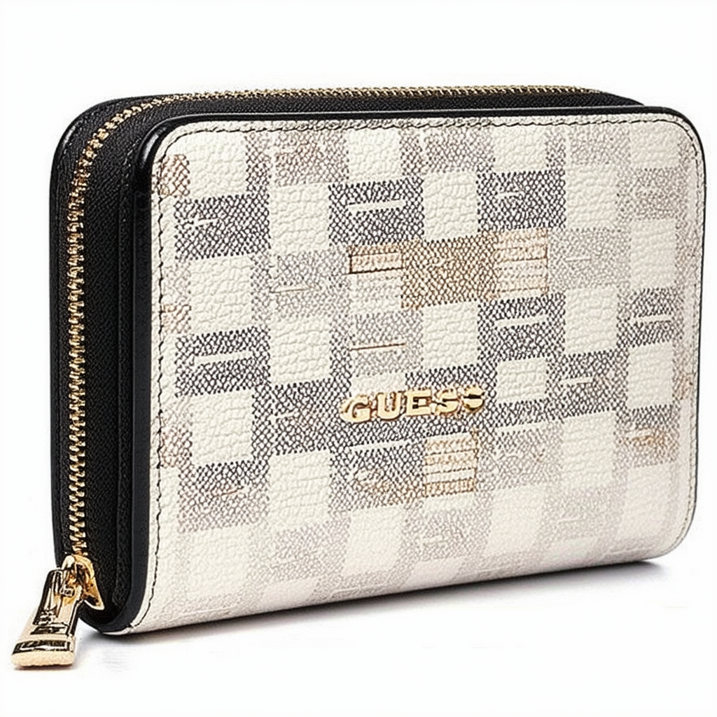 GUESS Heritage Large Zip Around Wallet
