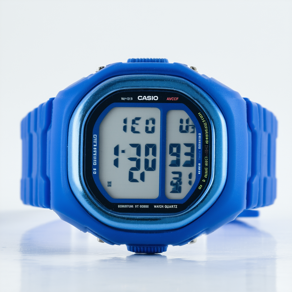 Casio Women's LW-203-2AVCF Classic Digital Display Quartz Blue Watch