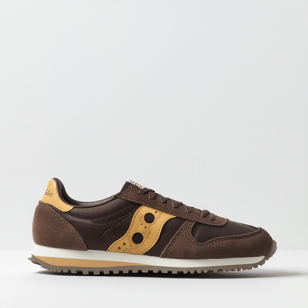 Saucony Originals womens Jazz Low Pro Sneaker, Chocolate/Tan, 7 M US