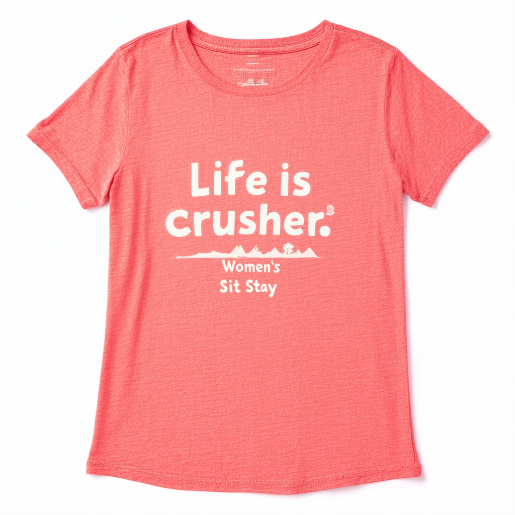 Life is Good Women's Crusher Sit Stay Tee