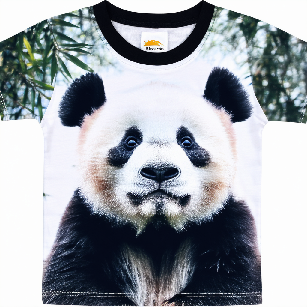 The Mountain Kids Big Face Panda T-Shirt