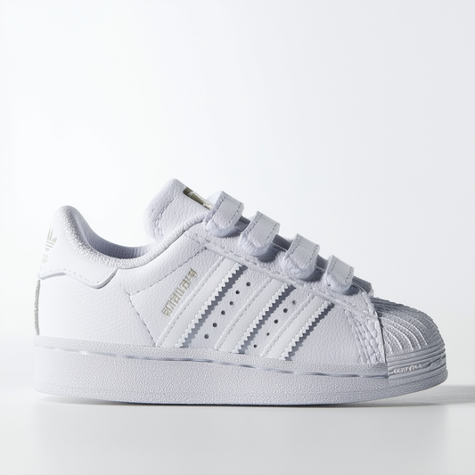adidas Originals Kids Superstar Sneaker, Core White/White/White, 7.5 US Unisex Toddler