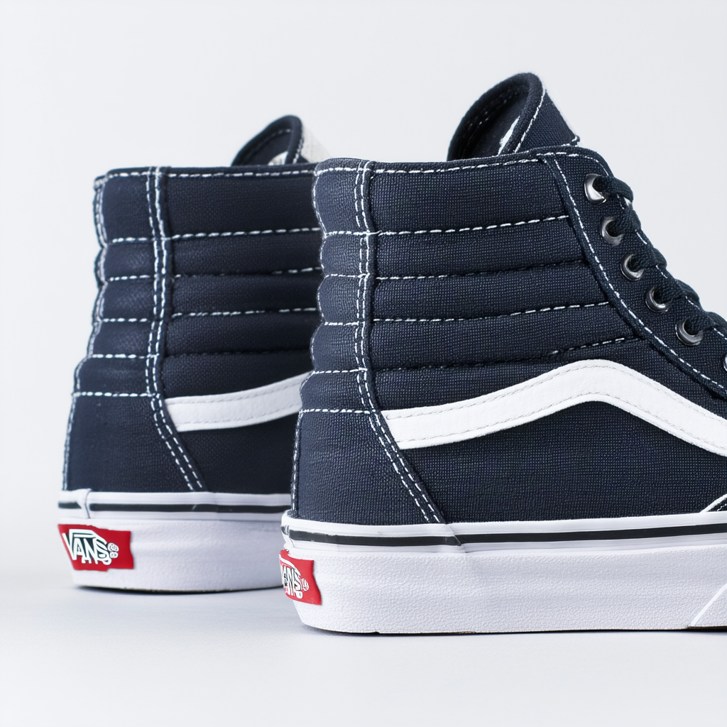 Vans Mens Varsity Stripe Sk8-Hi ZIp Ca Eclipse VN-0XH9DQO 13