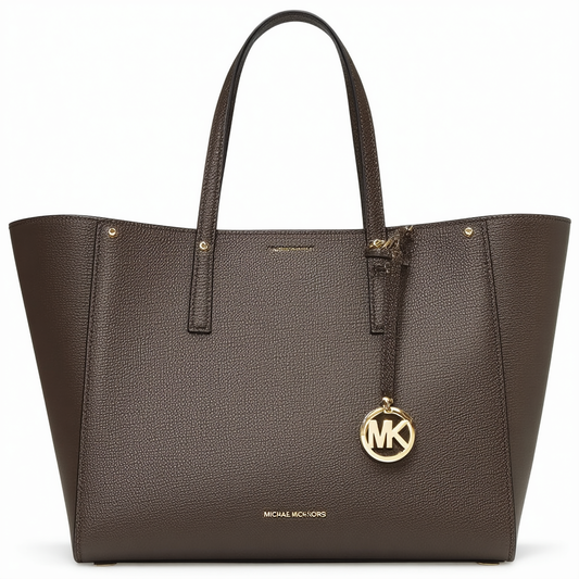 MICHAEL Michael Kors Gansevoort Leather Large NS Tote Hemp/Mocha