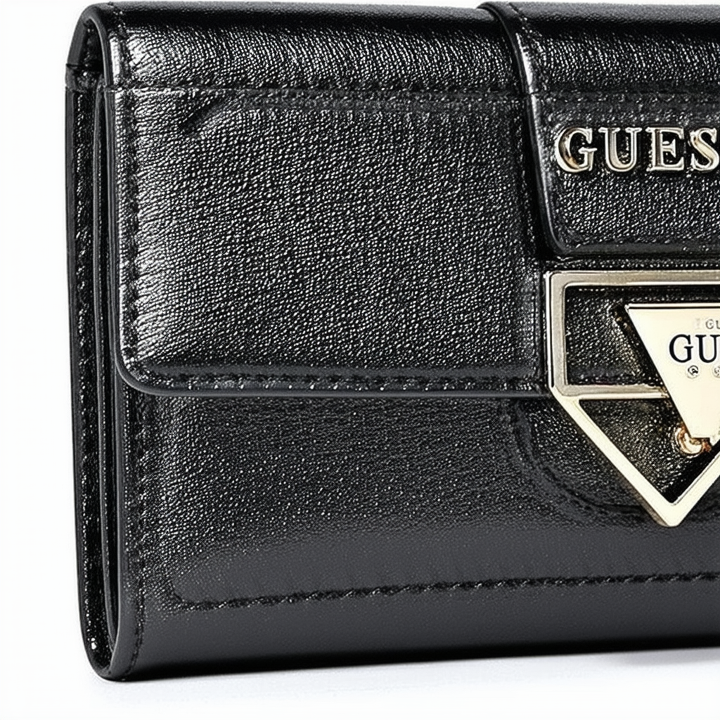 GUESS Women's Bael Wallet Clutch Bag (Black)