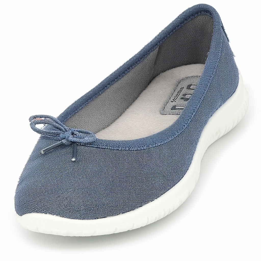 Skechers BOBS Women's Bobs Plush-Chambray Ballet Flat