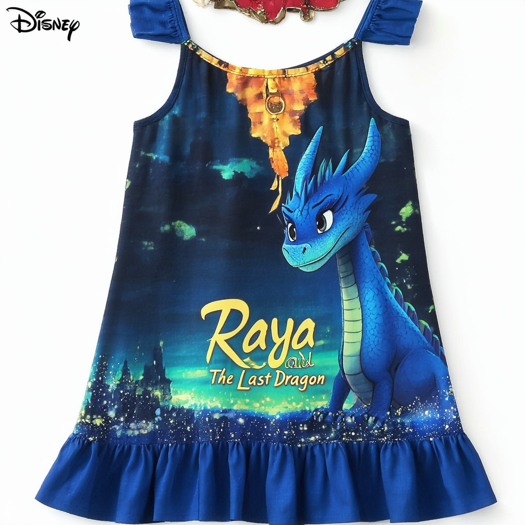 Disney Sisu Dress for Girls – Raya and The Last Dragon