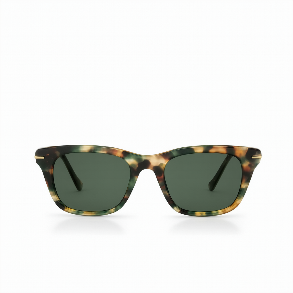 Prada Woman Sunglasses Spotted Brown Opal/Green Frame, Demo Lens Lenses, 53MM