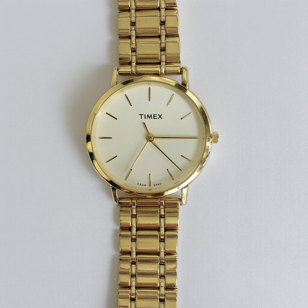 Timex Women's T2P1489J Classic Gold-Tone Stainless Steel Bracelet Watch