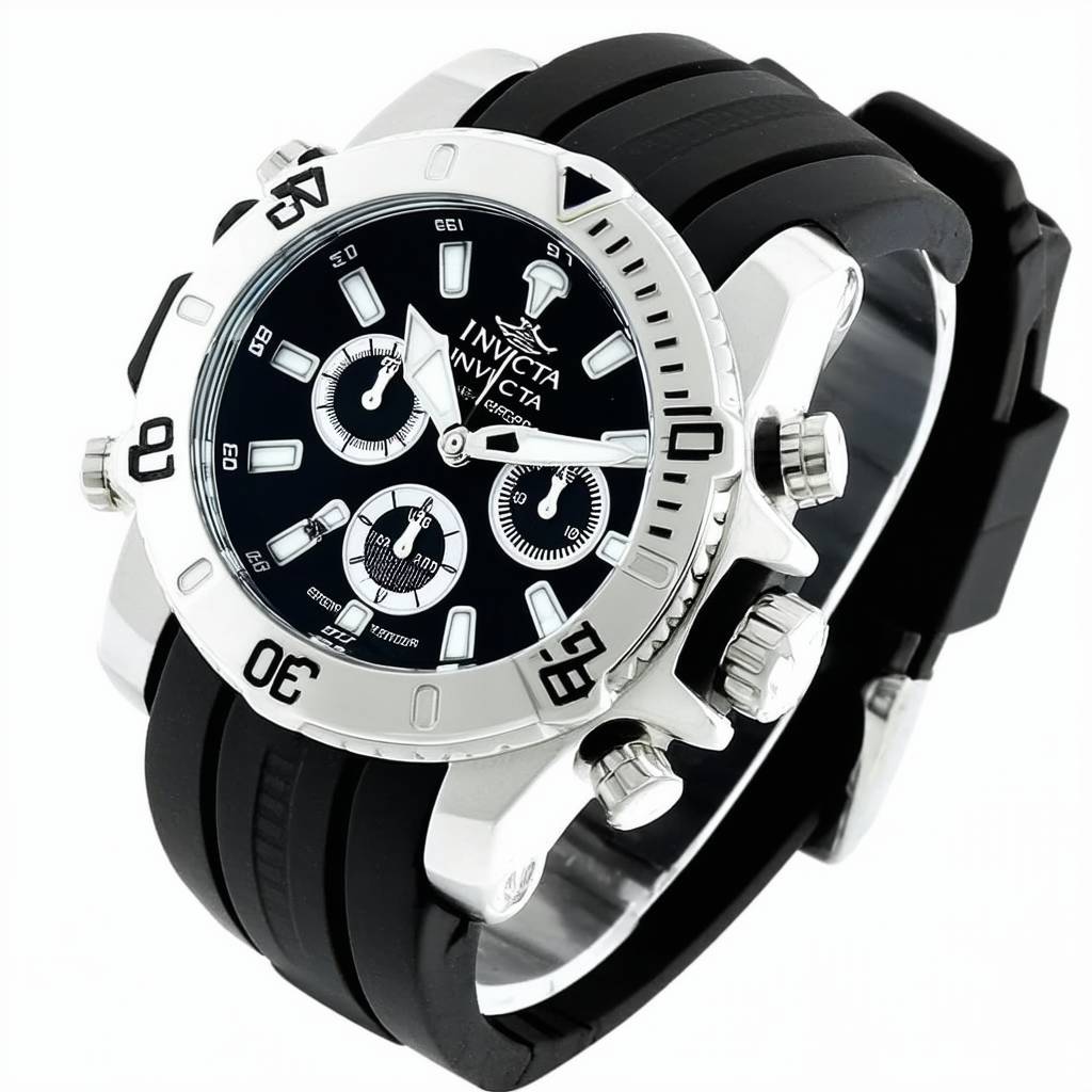 Invicta Men's 5877 Sport Collection Black Rubber Chronograph Watch