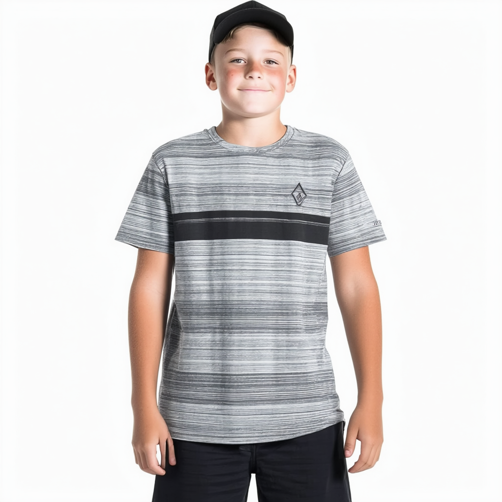 Volcom Boys' Big Flexer Basic Fit Short Sleeve Tee