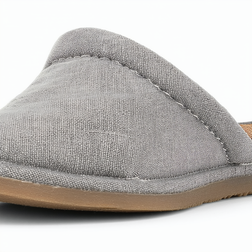 TOMS Men's Berkeley Slipper Grey Slub Textile 9 M