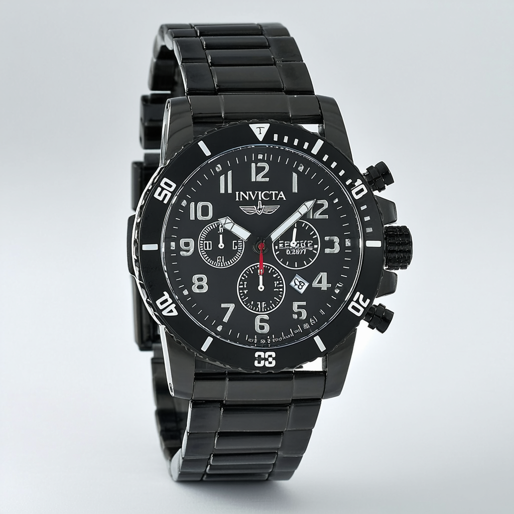 Invicta Men's 3330SYB I-Force Analog Display Quartz Black Watch