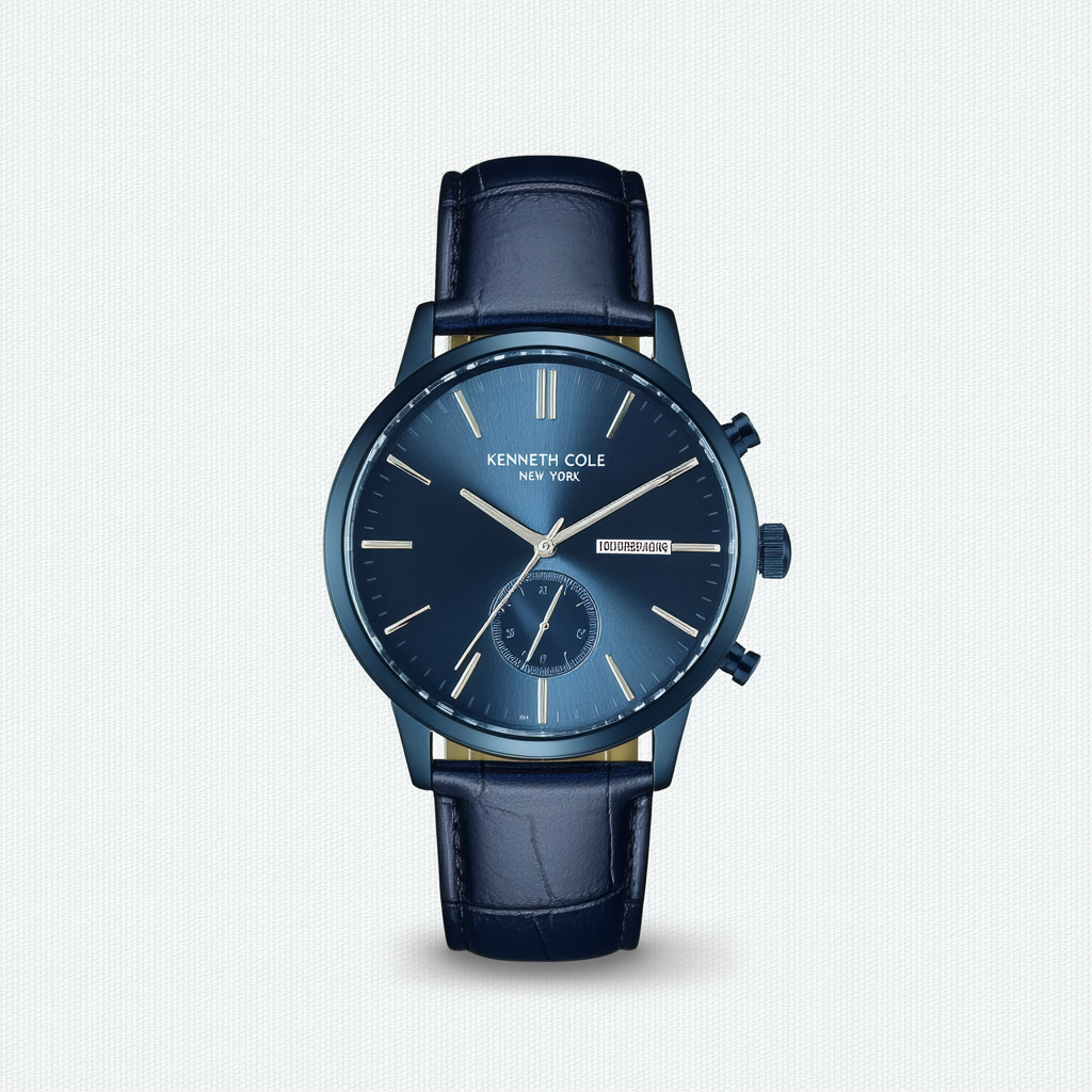 Kenneth Cole New York Men's 10022784 Analog Display Japanese Quartz Blue Watch