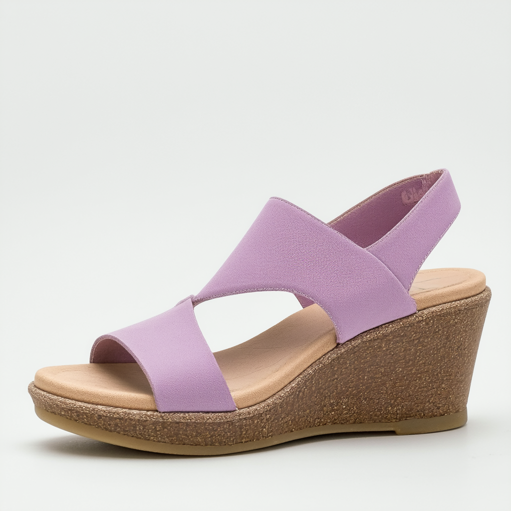 Clarks Women's Aisley Orchid Wedge Sandal