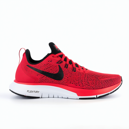Nike Mens Flex Fury 2 Running Shoe Red/Black 9.5 D(M) US