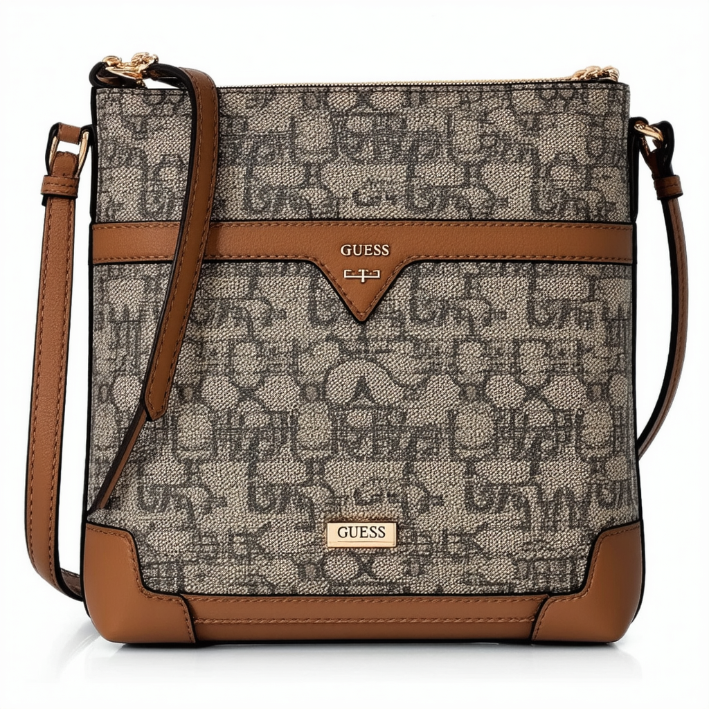 GUESS Maddy Crossbody Brown/Blush One Size