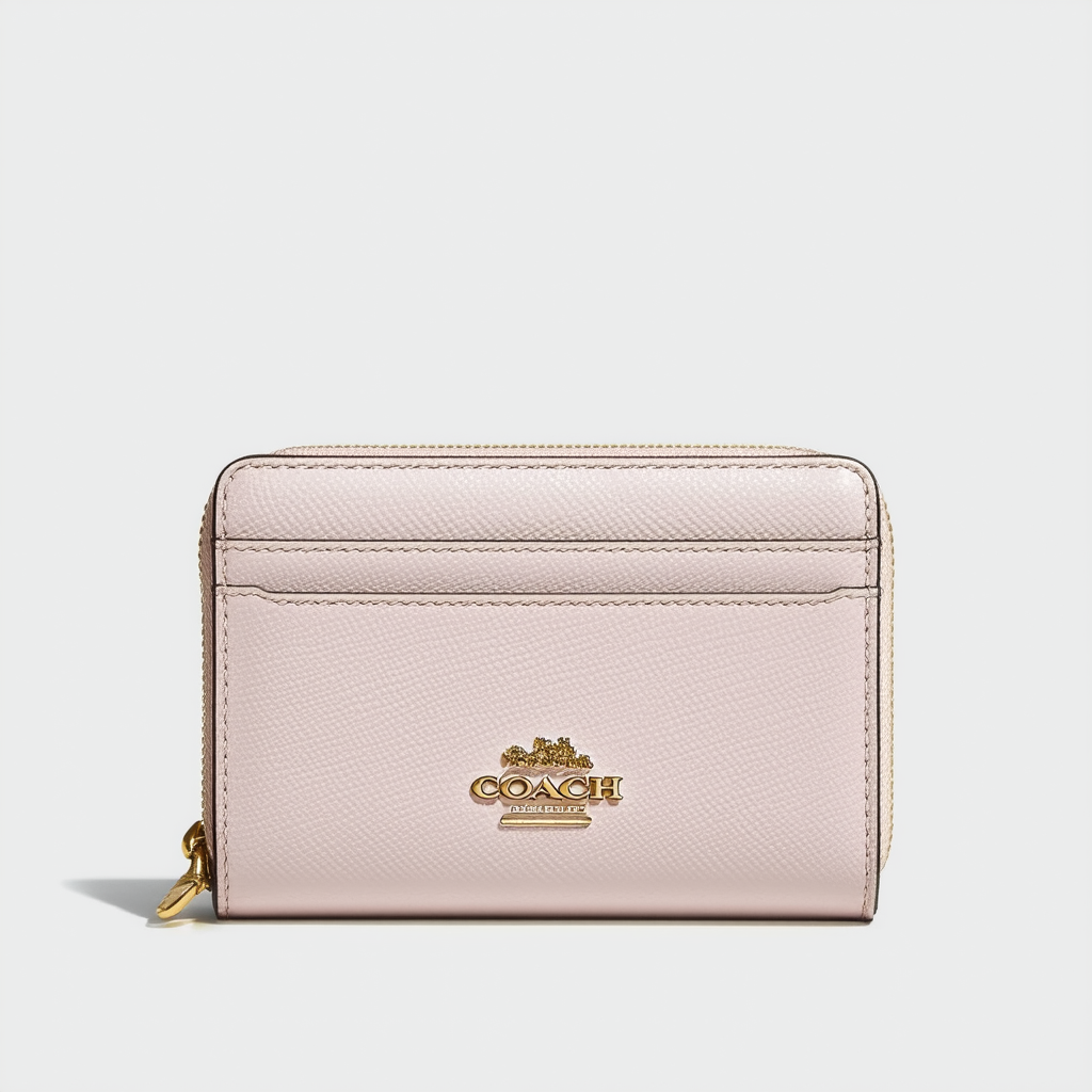 COACH Womens Double Zip Wallet