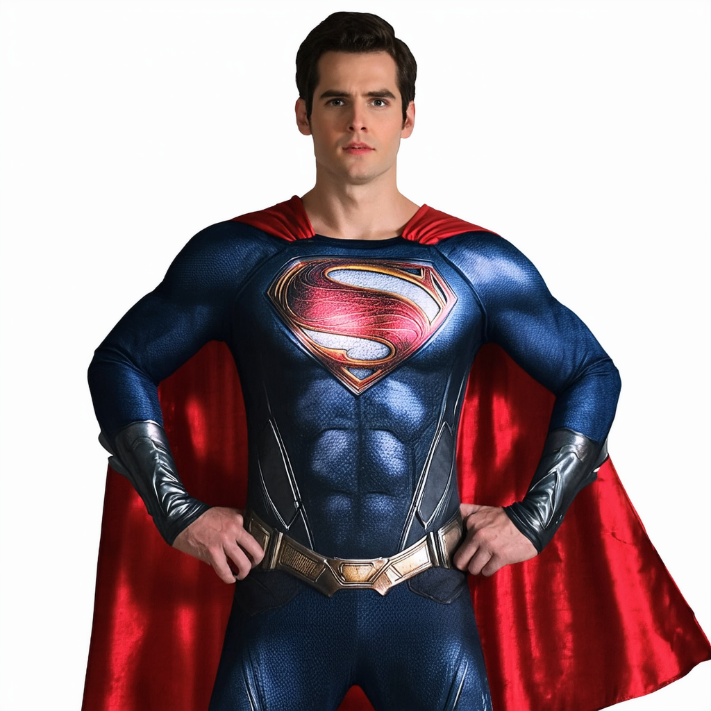 Rubie's Costume Batman vs Superman: Dawn of Justice Superman Value Costume, Large