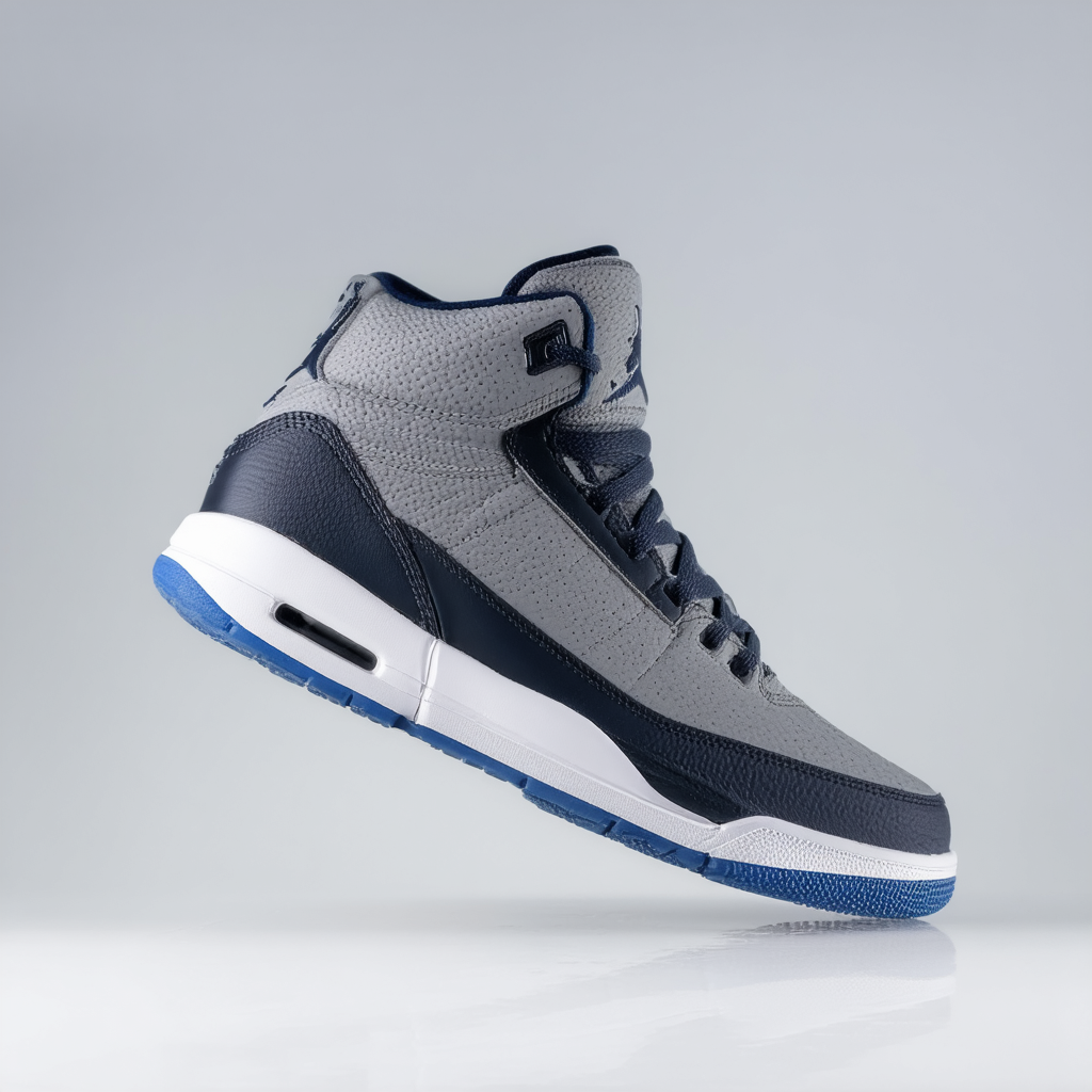 Jordan 310805-019 Men AIR Retro 10 Wolf Grey/Photo Blue Obsidian