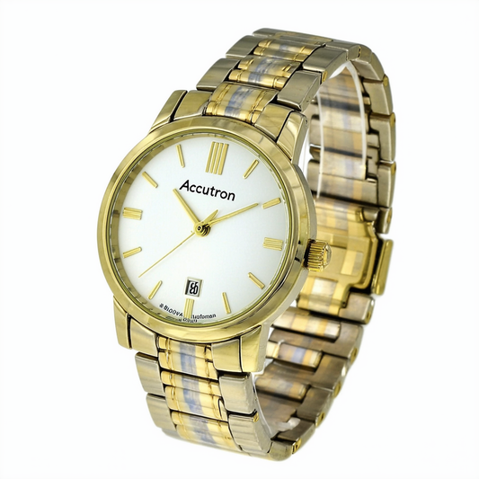 Accutron by Bulova Women's 65P108 Brussels Two-Tone Watch
