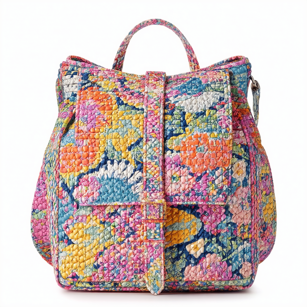 Vera Bradley Women's Straw Sling Backpack