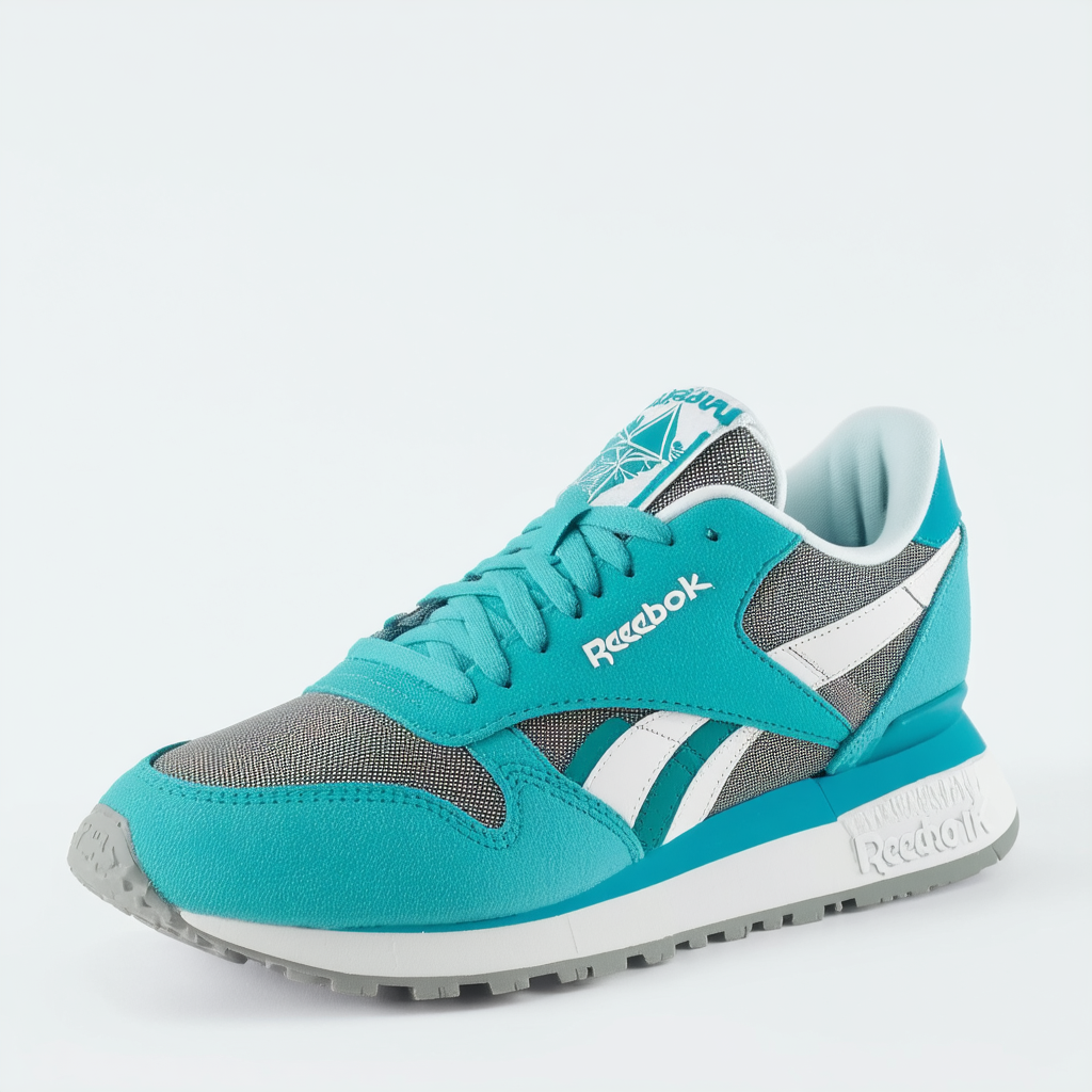 Reebok womens Reebok Classic Harman Run Sneaker, Teal Gem/Teal Gem/Teal Gem, 8 US
