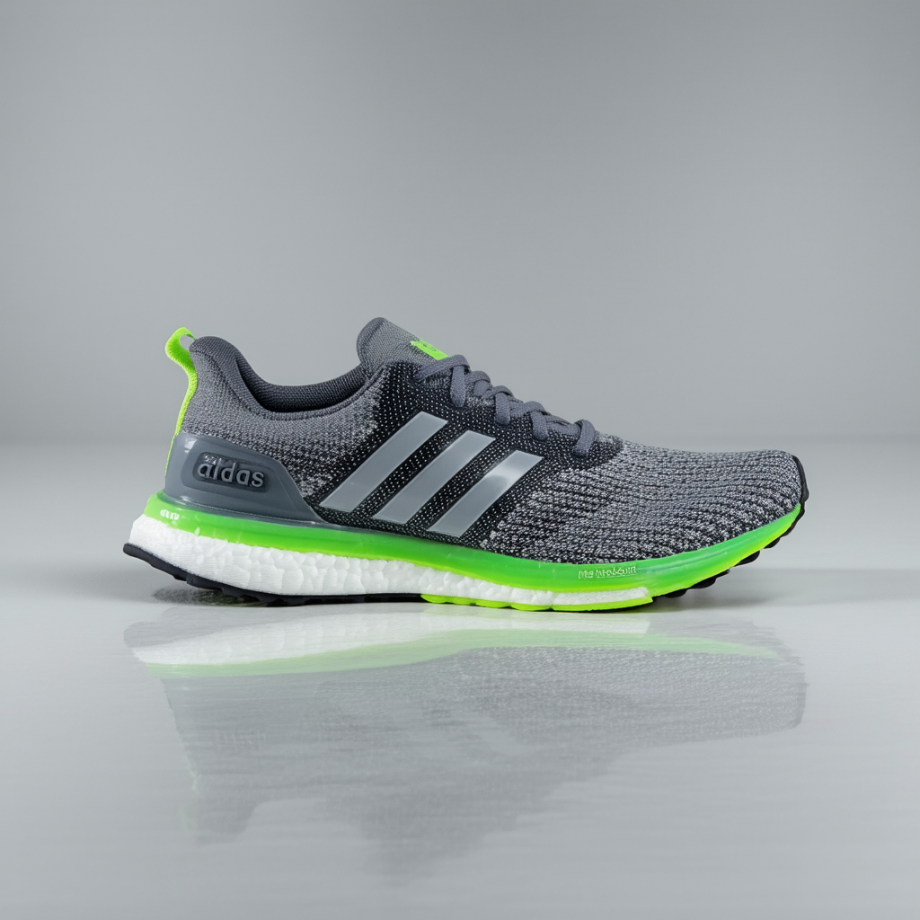 adidas New Liquid Ride Grey/Green Ladies 9.5