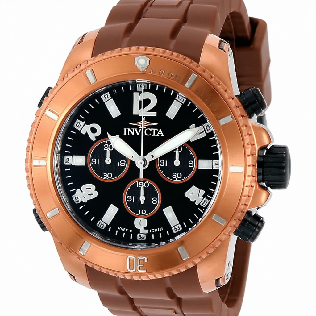 Invicta Men's 17339 Russian Diver Analog Display Swiss Quartz Brown Watch
