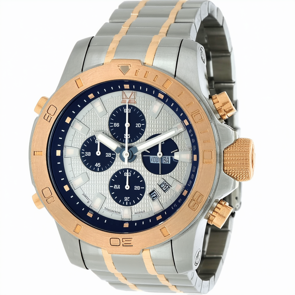 Fossil Privateer Sport Chronograph Two-Tone Stainless Steel Watch BQ2464