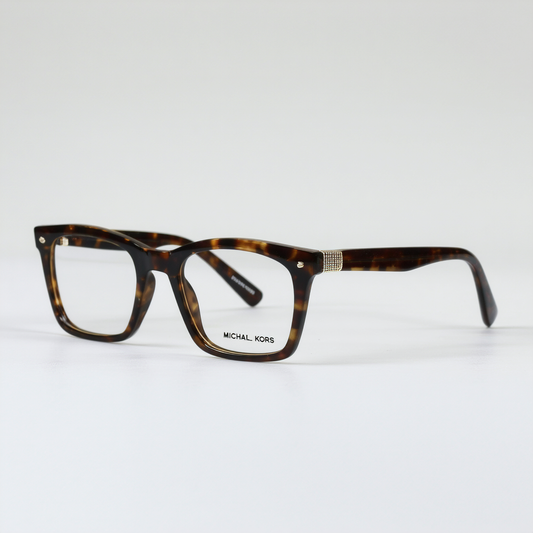 Michael Kors Rome MK 4076U 3006 Dark Tortoise Plastic Square Eyeglasses 54mm, 54-17-140