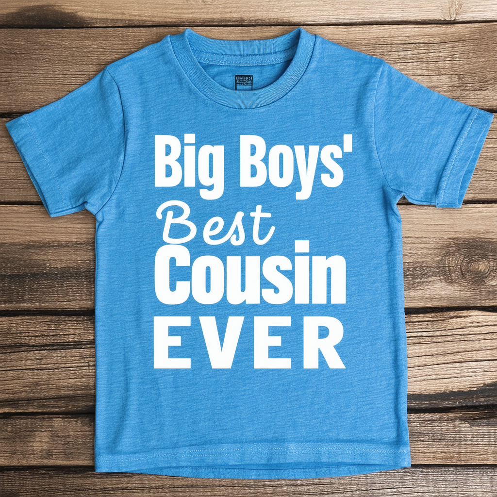 Threadrock Big Boys' Best Cousin Ever Youth T-Shirt