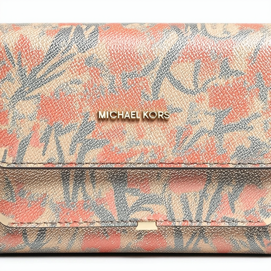 Michael Kors Women's Large Mott Carryall Liberty Leather Wallet
