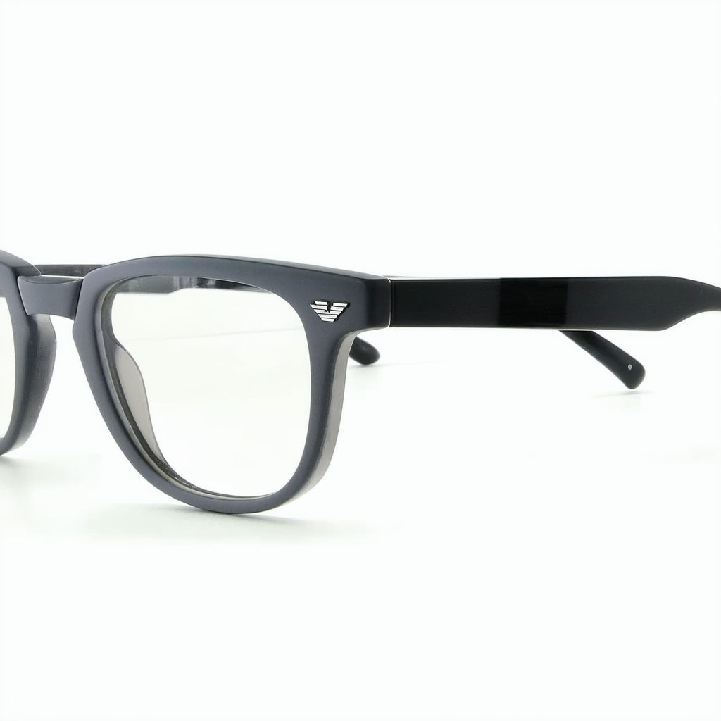 Armani EA3059 Eyeglass Frames 5390-55 - Top Black/matte Grey