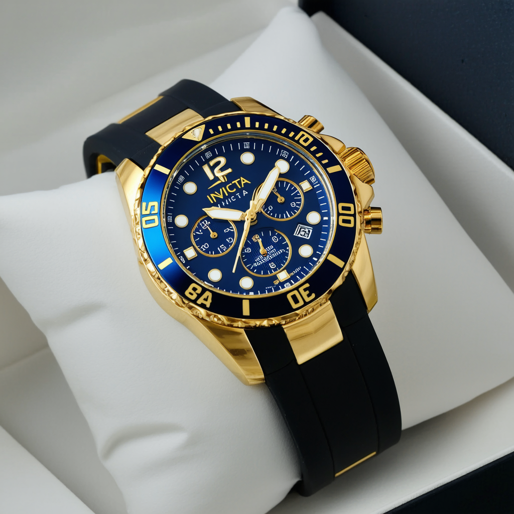 Invicta Men's 0555 Russian Diver Analog Display Quartz Two Tone Watch