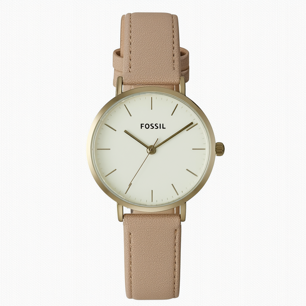 Fossil Women's ES4385 Jacqueline Analog Display Analog Quartz Beige Watch