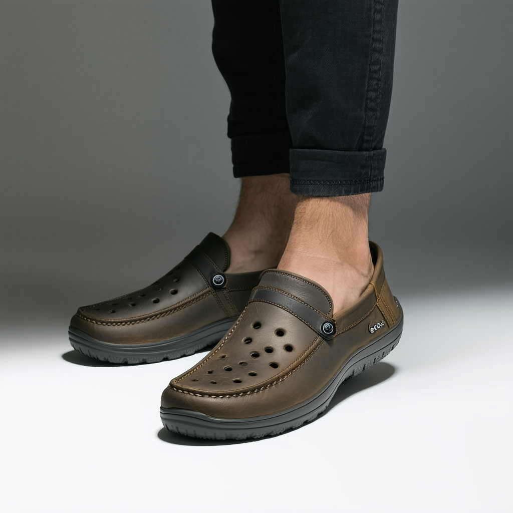 Crocs Men's Shaw Leather Loafer