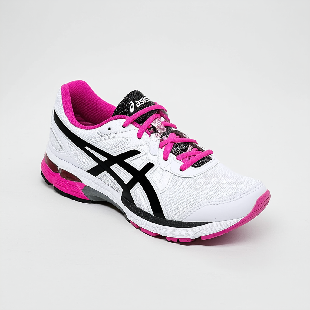 ASICS Little Kid/Big Kid GEL-1140 GS Running Shoe,White/Carbon/Pink,1 M Little Kid