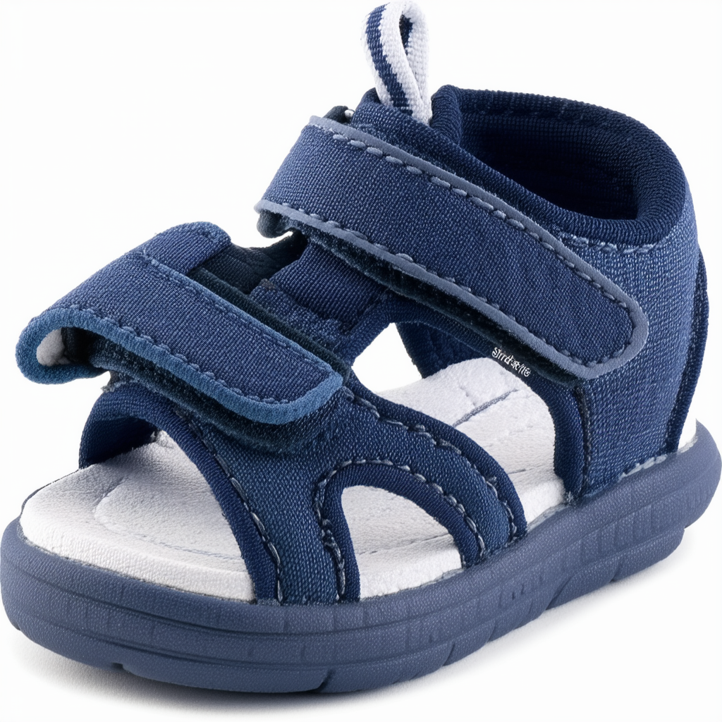 Stride Rite Unisex-Child Made 2 Play Terry-K, Navy, 10.5 W US Little Kid
