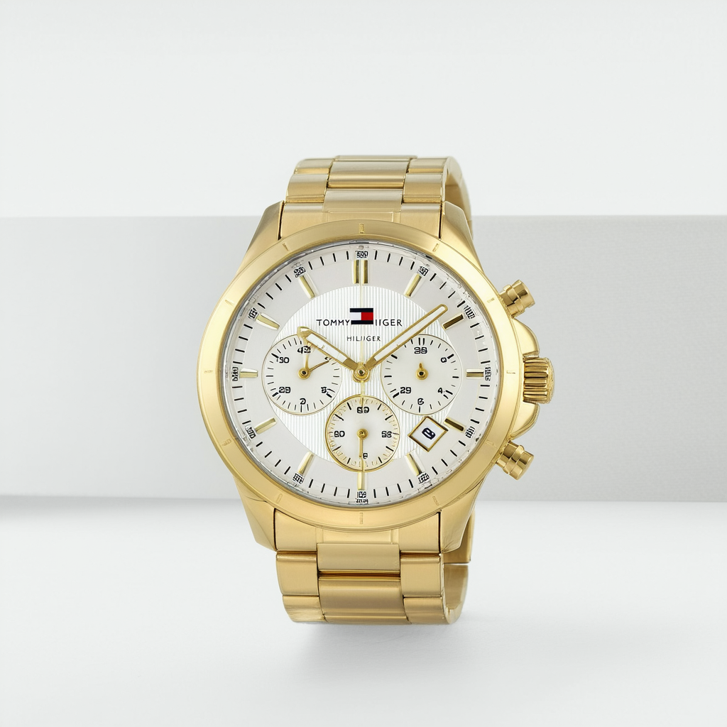 Tommy Hilfiger Men's 1791365 Sophisticated Sport Analog Display Quartz Gold Watch