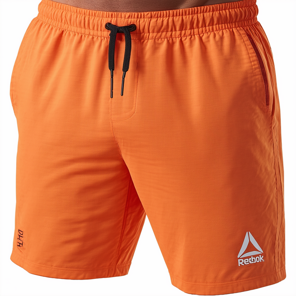 Reebok Men's Work Out Ready Emboss Poly Shorts
