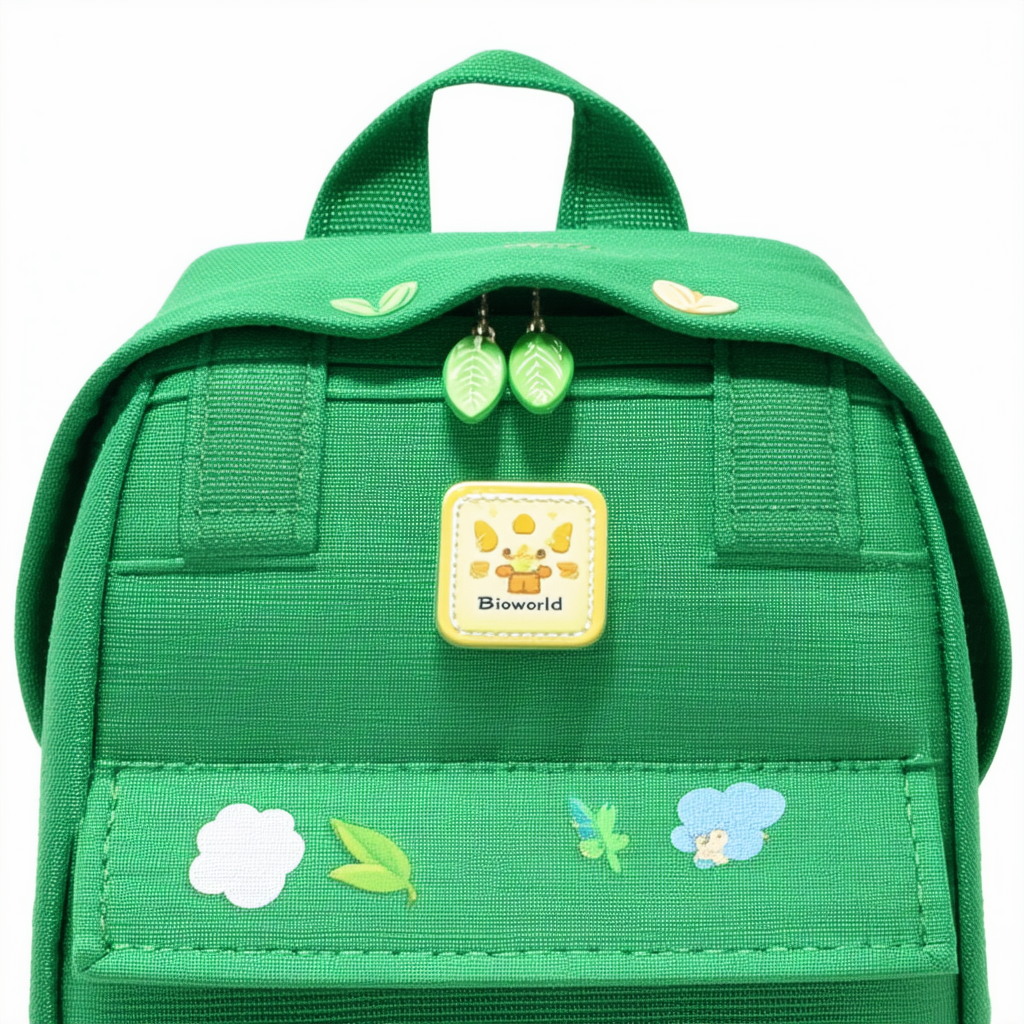 Bioworld Animal Crossing Leaf Ita Mini Backpack with Removable Pin