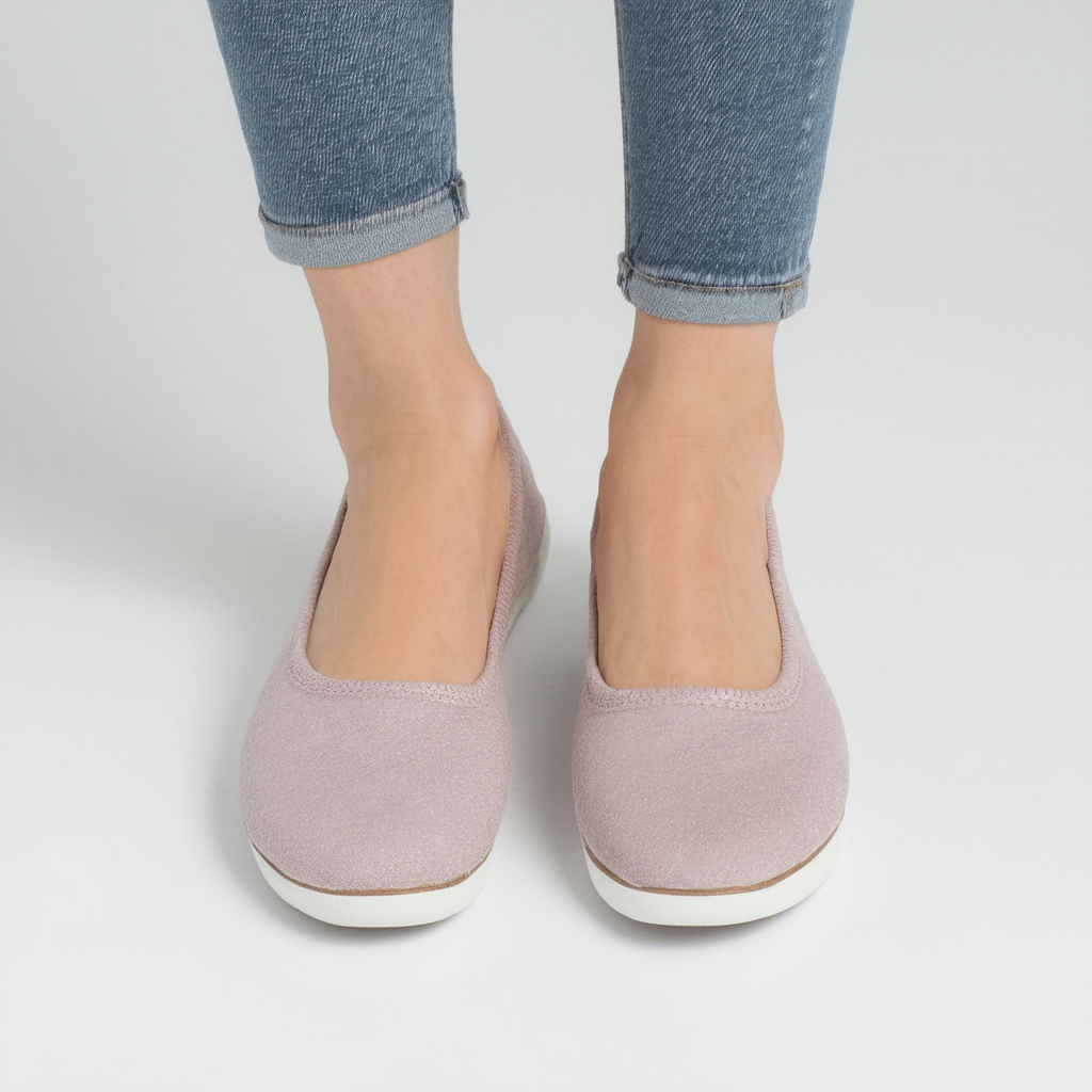 Skechers BOBS Women's Chill Luxe-Ballet Skimmer w Memory Foam Flat, TPE, 10 M US
