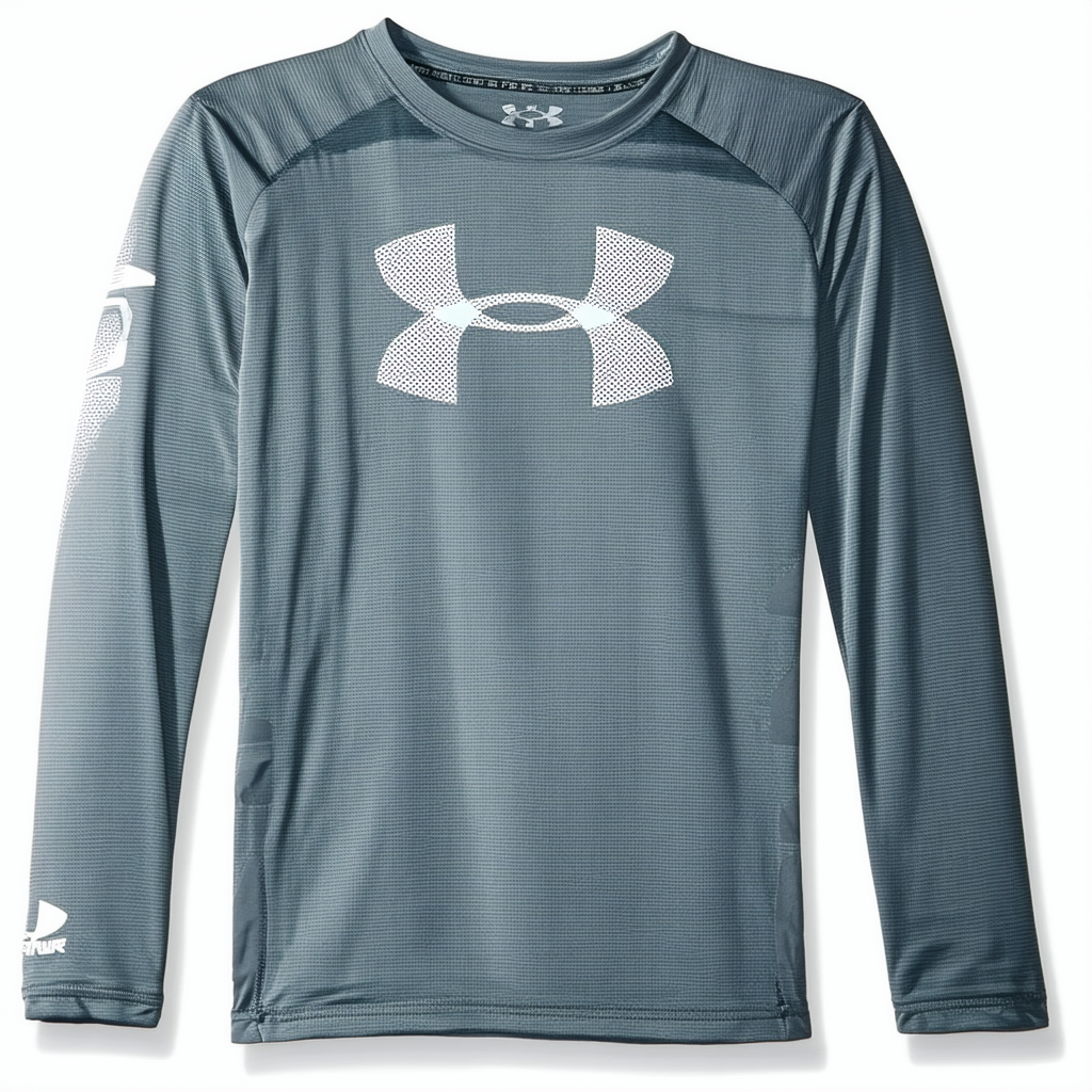 Under Armour boys Tech Big Logo Long Sleeve T-Shirt