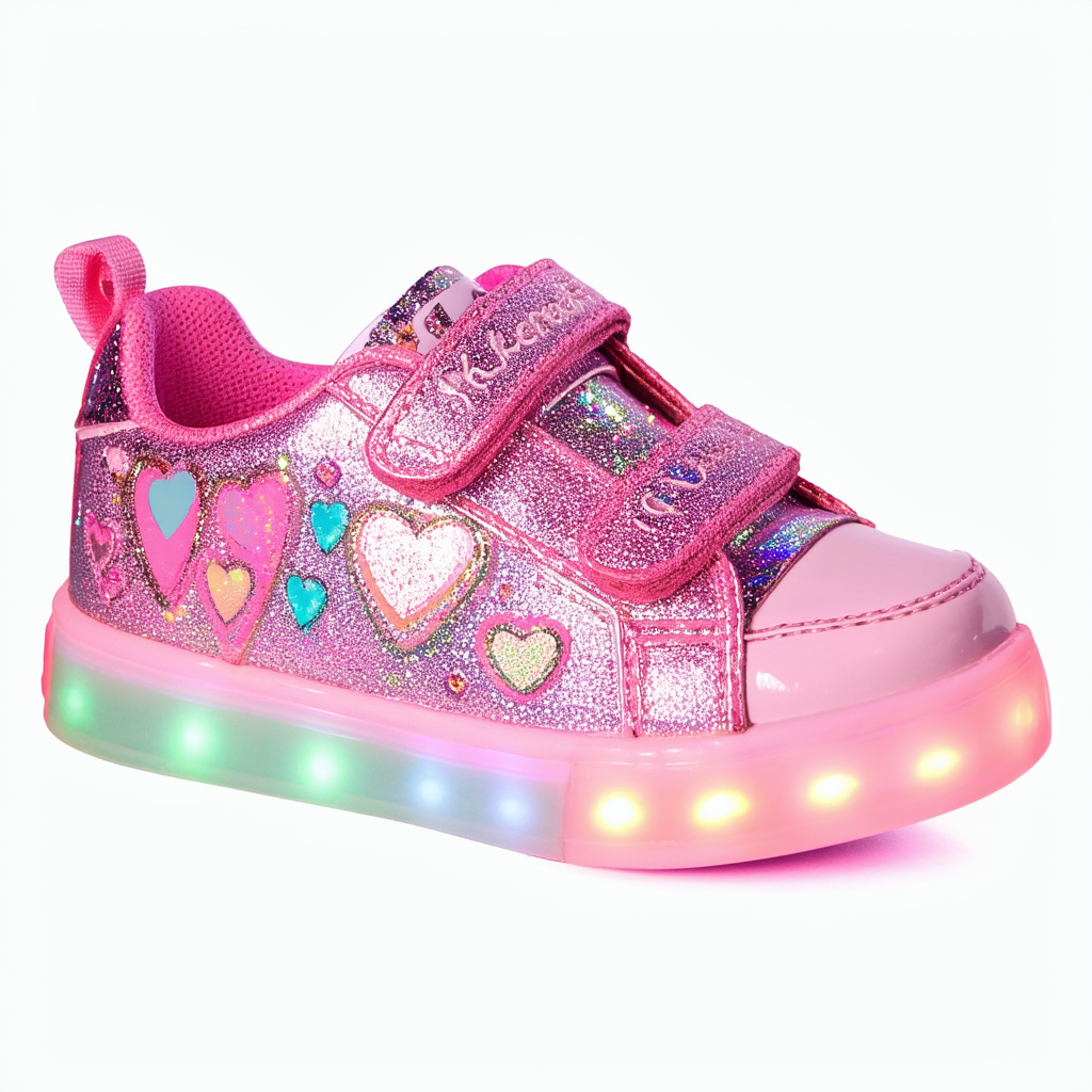 Skechers Kids Twinkle Toes Heart and Sole Light Up Sneaker (Little Kid/Big Kid/Toddler)