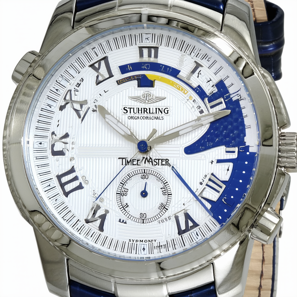 Stuhrling Original Men's 97BB.3345K54 TimeMaster Symphony Automatic Master Calendar Watch